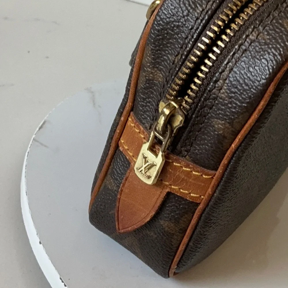 Authentic Louis Vuitton Monogram Pochette Marley Bandouliere Bag - Picture 8 of 13